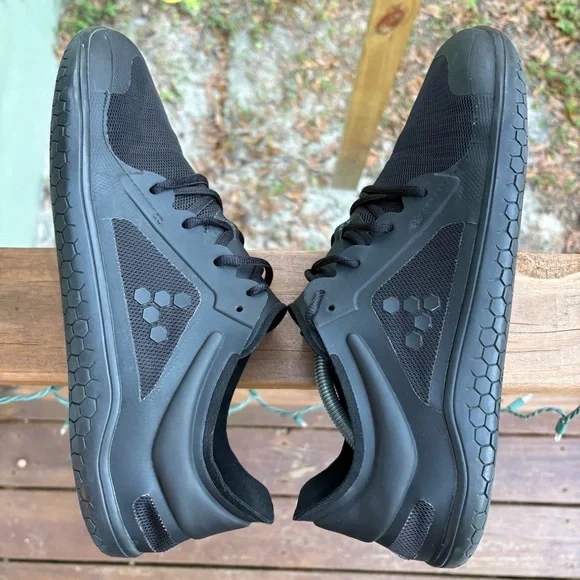 Vivobarefoot Primus Lite III Minimalist Shoes Men’s 12 EU 45 Black Wide Toe Box - Picture 10 of 16